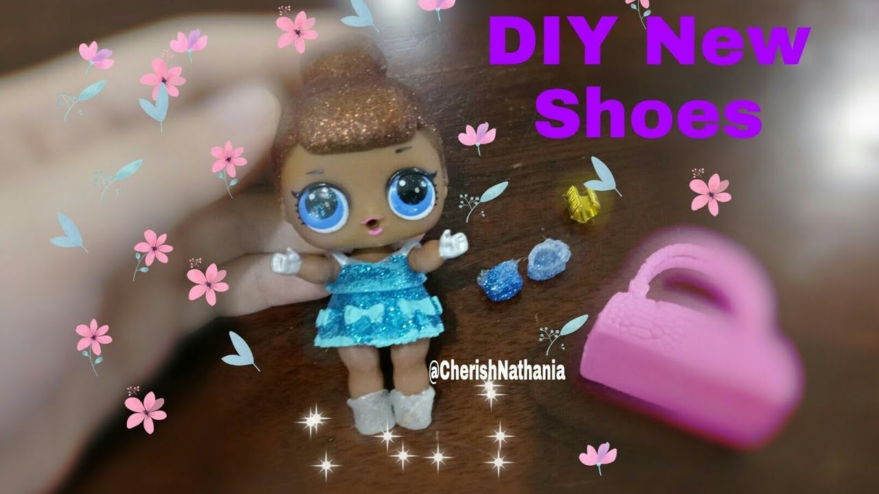 DIY Cara Membuat Sepatu  Boneka LOL  Surprise CMS How To 