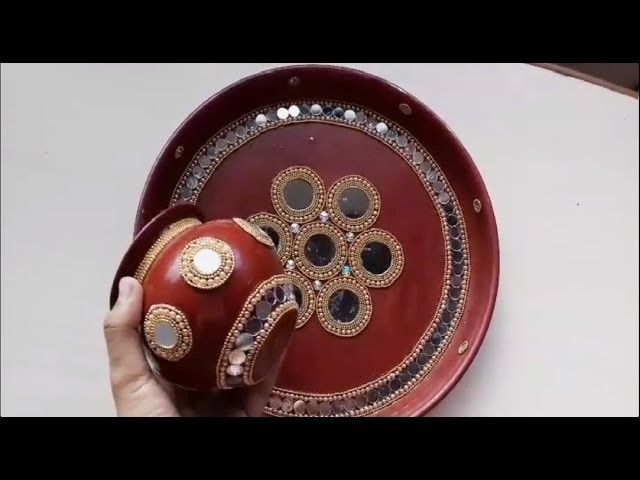 DIY || decorated kalash || decorative kalash for weddings. Diwali.navratri || Easy making . 