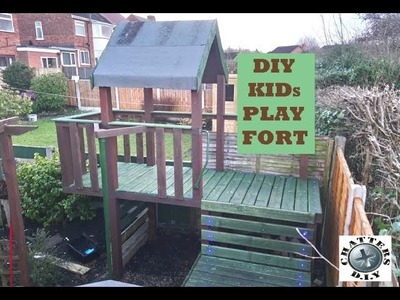 DIY kids tree fort