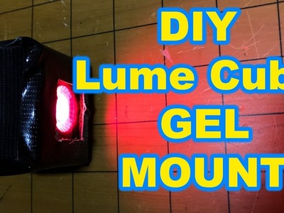 DIY LumeCube Color Gel Mount for Photography or Videography