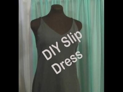 DIY Slip Dress From Camisole Pattern