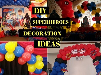DIY SUPERHEROES DECORATIONS ‖ ♥