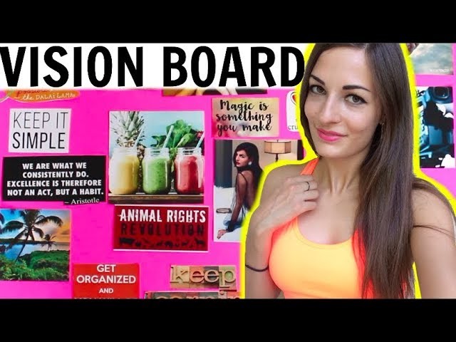 DIY Vision Board & Law Of Attraction - Manifest Your Dreams, How To Achieve Goals