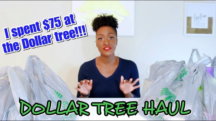 DOLLAR TREE HAUL 2018 | I SPENT $75 AT THE DOLLAR TREE | VALENTINE'S DAY EDITION | CHANELLE NOVOSÉY