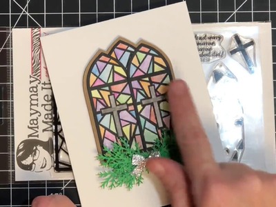 February 2018 Scripture Stamp Club Reveal Layered Stained Glass