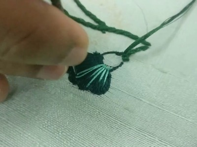 Hand Embroidery - How to do a shaded leaf