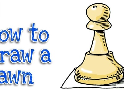 How to Draw a 3D Chess Pawn Real Easy