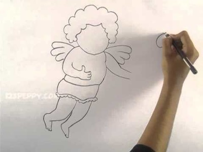 How to Draw a Valentine Cupid