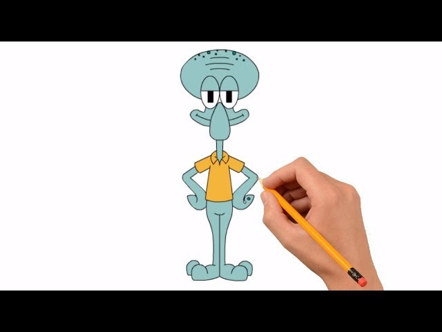 How to Draw Squidward Step by Step Easy