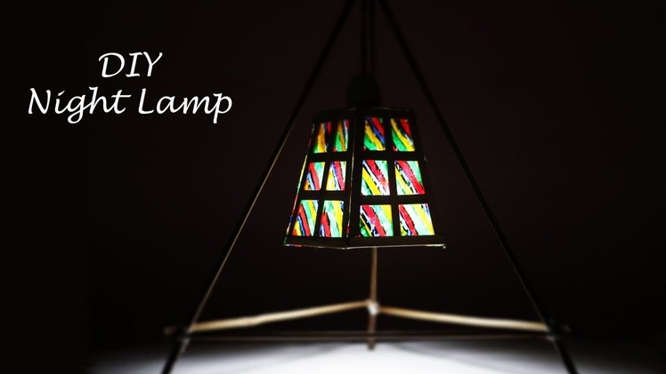 How to make a Night Lamp | DIY Hanging Table Lamp