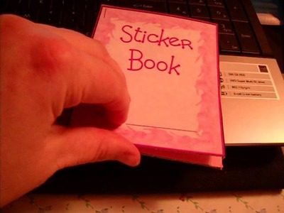 How to make a sticker book