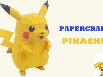 How To Make Pikachu Papercraft for kids From Papercraft 99