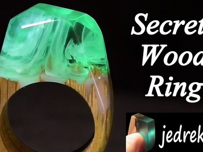 How to make real Secret Wood Ring. Tutorial. Step by step.