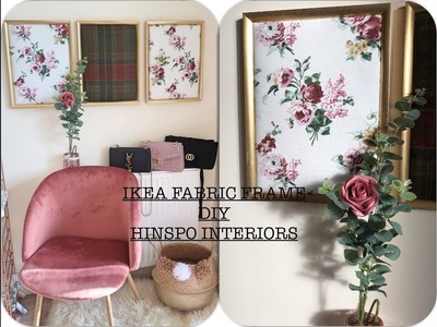 IKEA DIY - Fabric Frame - SUPER Easy