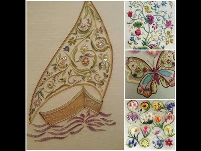 Latest Embroidery design patterns for bloses,lehengas, sarees