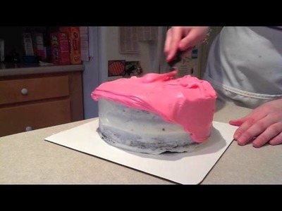 Making a Girly Chocolate Birthday Cake