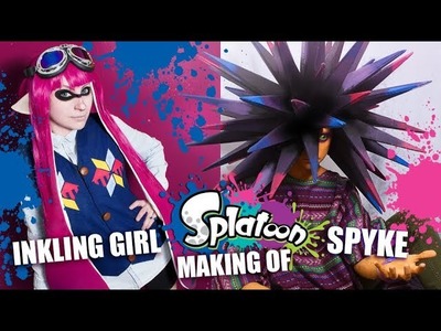 Making of Inkling Girl and Spyke Cosplay Splatoon