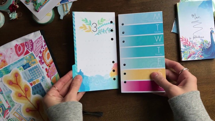 March 2018 Cocoa Daisy planner kit unboxing