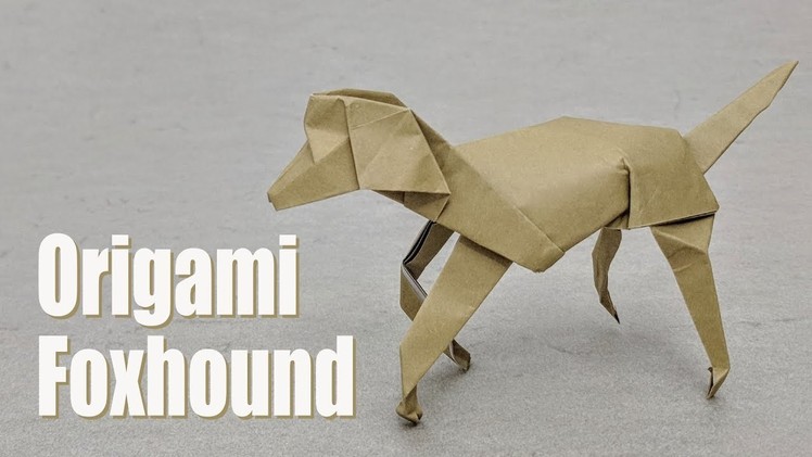 Origami Tutorial: Foxhound (David Brill) for Year of the Dog (2018)