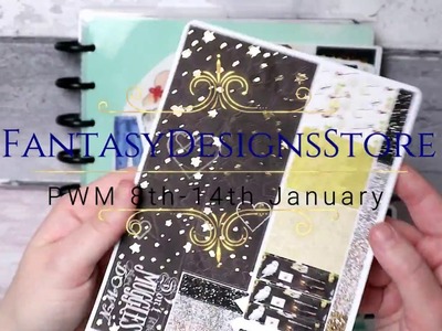 Plan with me in my Happy Planner | Foiled Harry Potter kit | Fantasy Designs Store