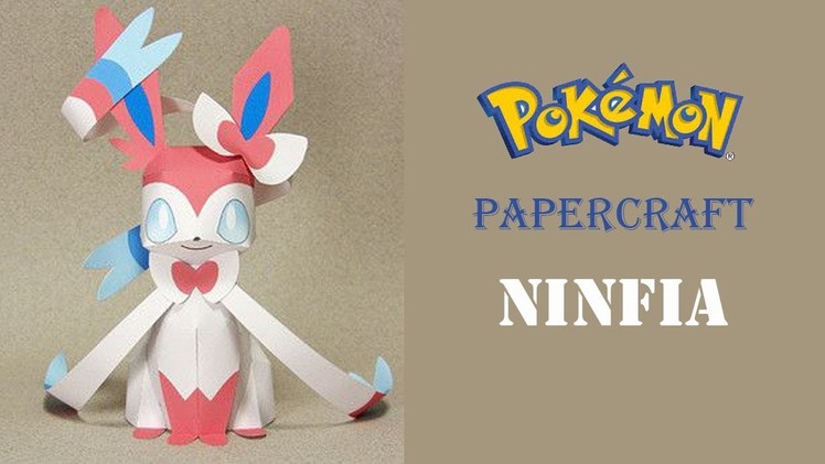 Pokemon papercraft: How To Make Ninfia Pokemon From papercraft 99