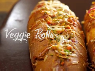 Veggie Rolls Recipe. Vegetable Filled Healthy Flavorful Snacks | Snack ON!