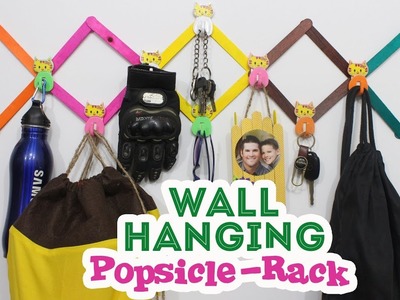 Wall Hanging Popsicle Rack | Home Décor | Ice Cream Stick Crafts | Art and Craft