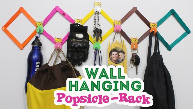 Wall Hanging Popsicle Rack | Home Décor | Ice Cream Stick Crafts | Art and Craft