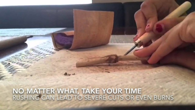 Wand Making Tutorial and Whittling Tips