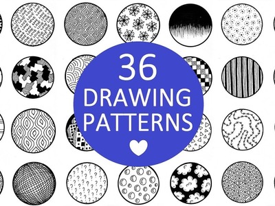 36 ZENTANGLE DRAWING PATTERNS | SOLLOMIO