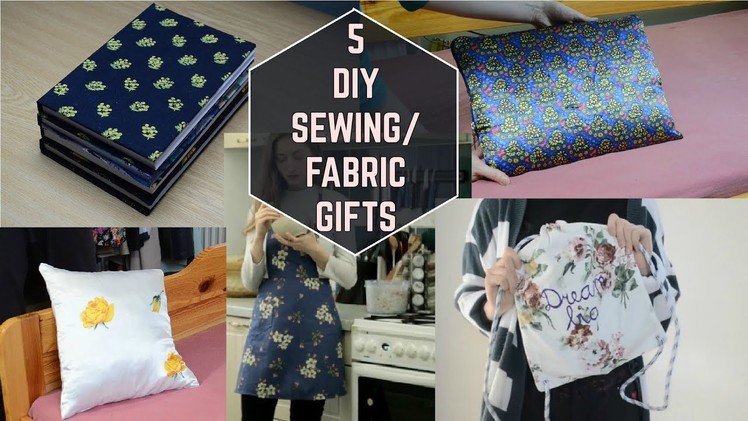 5x DIY Sewing-Fabric Gifts. 5x DIY šité-látkové darčeky (SK, EN sub)