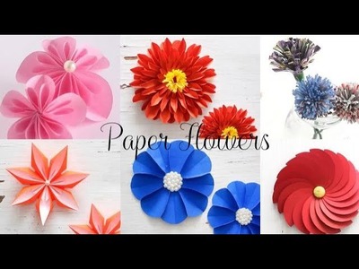 6 DIY Paper Flowers