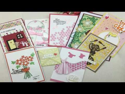 Alina Craft New Products Release and Card Show February 2018