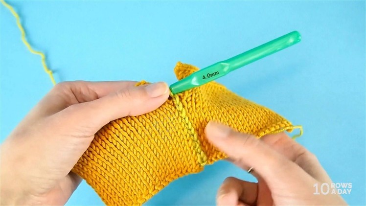 Another way to make a flat chain seam