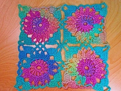 Crochet cuadrado o granny squares bien facil