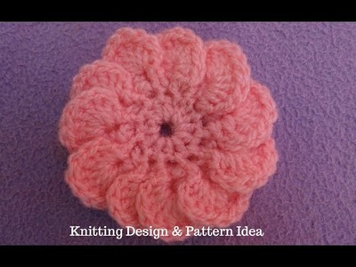 Crochet Flower Tutorial in Hindi || Crochet Flower Making in Hindi || Crochet Flower Design.