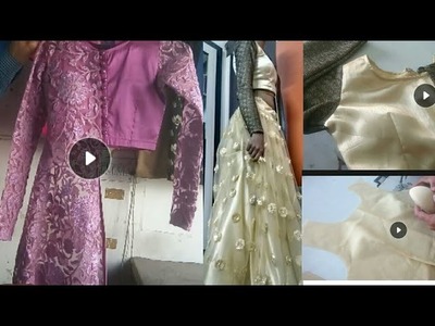 DESIGNER PADDED BLOUSE CUTTING AND STITCHING IN HINDI