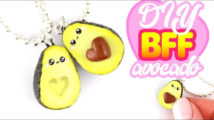 DIY Heart Avocado BFF CHARMS! | KAWAII FRIDAY