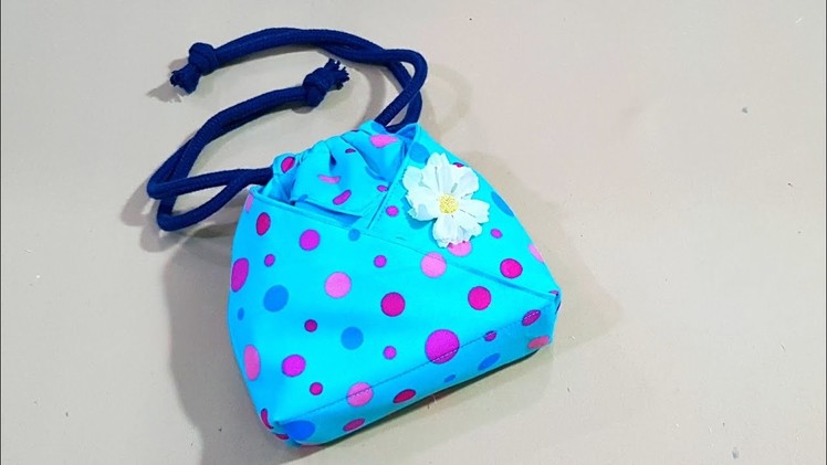 DIY Japanese Oshin Bag | Lovely Drawstring Bag Tutorial 【手作包教学】 ❤❤