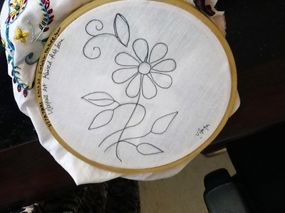 Hand Embroidery Work Designs # 98 - Brazilian Dimensional Embroidery