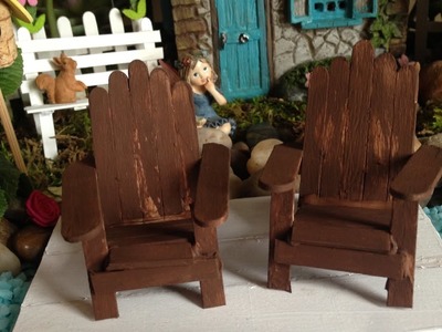Fairy Garden Adirondack Chair Tutorial