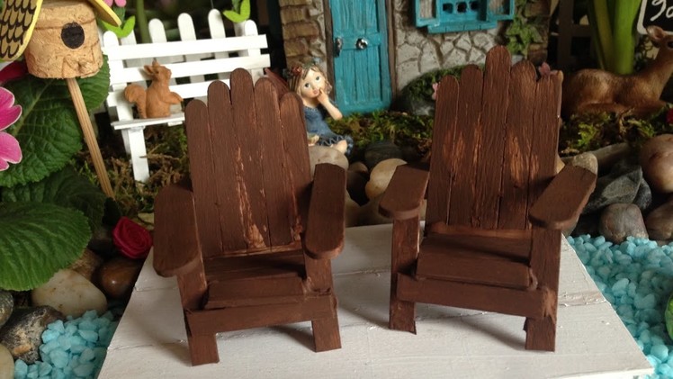 Fairy Garden Adirondack Chair Tutorial