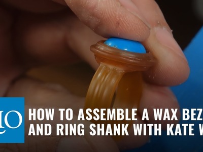 Flex Shaft Wax Carving, part 4: Assembling a Bezel and Shank