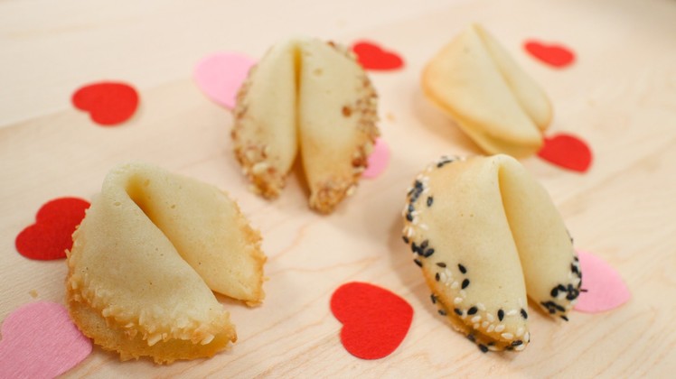 Fortune Cookies Recipe - Valentine's Day Gift - Pai's Kitchen