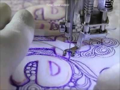 Graffiti Quilting in Time Lapse