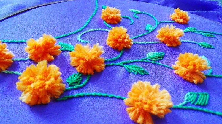 Hand Embroidery: Neckline Embroidery for Shirts.Kurtis.Churidar