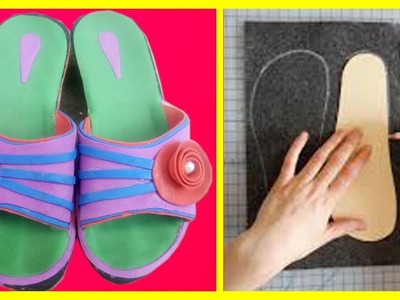 Handmade Slipper | How To Make Slippers At Home | Best out of waste | Fomic sheet Slippers