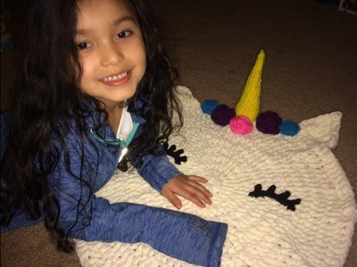 How to crochet a Unicorn rug part 2