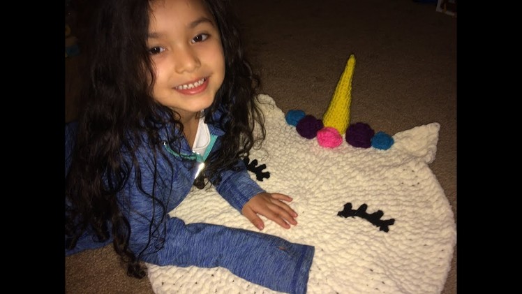 How to crochet a Unicorn rug part 2