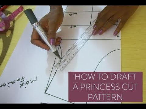 HOW TO DRAFT A PRINCESS CUT PATTERN | PRINCESS BUSTIER